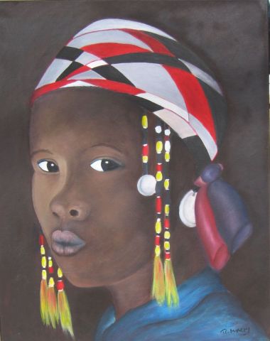 L'artiste ROGER MARTY - AFRICAINE