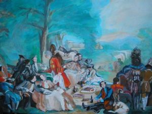 Voir cette oeuvre de Marie-Ange Babey-Gherardi: La halte de chasse