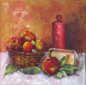 Voir cette oeuvre de Annie LEFEBVRE: Pannier aux pommes