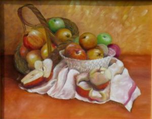 Voir cette oeuvre de Annie LEFEBVRE: Pommes à gogo
