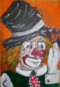 Peinture de PLUME NATHALIE MAISONNEUVE: Clown