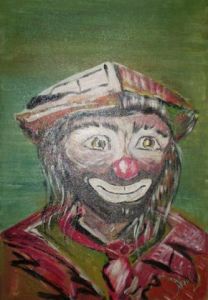 Peinture de PLUME NATHALIE MAISONNEUVE: Clown bis