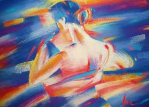 Peinture de FREDERIQUE NALPAS: Tango passion 2