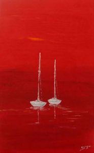 Voir le détail de cette oeuvre: coques blanches en mer rouge