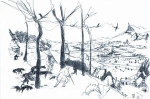 Voir cette oeuvre de nicolas bernaoui: chasseurs dans la neige