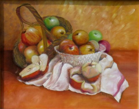 L'artiste Annie LEFEBVRE - Pommes à gogo