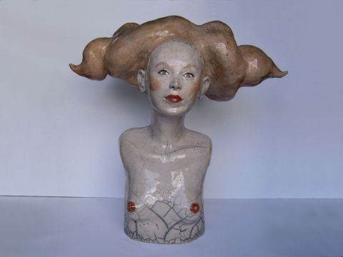 Buste - Sculpture - Melanizette