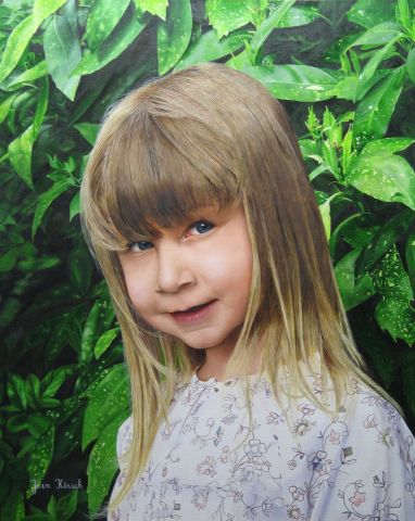 Le regard d'Eva - Peinture - Jean Kirsch Le regard d'Eva - Peinture - Jean Kirsch