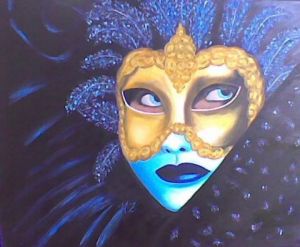 Voir cette oeuvre de martine zendali: masque de carnaval