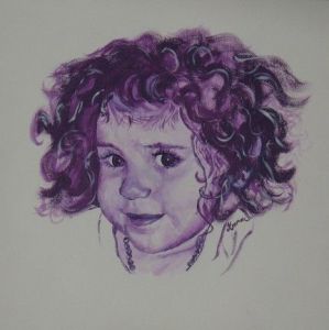 Peinture de ANNICK BRIGEL: Petite Princesse