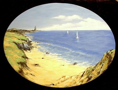 Bord de mer Dunes - Peinture - Catherine Thivrier-Forestier