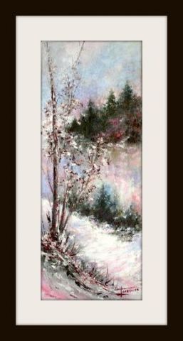 L'artiste Catherine Thivrier-Forestier - Premieres neiges