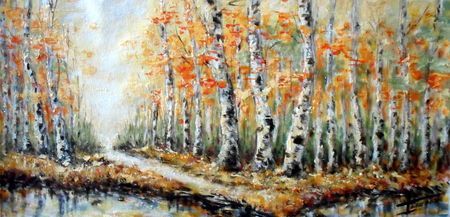 L'artiste Catherine Thivrier-Forestier - Sous bois en automne