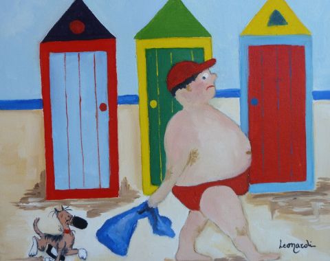 allons au bain....... - Peinture - emilie leonardi allons au bain....... - Peinture - emilie leonardi