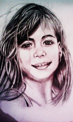 portrait d'une petite fille - Dessin - rifton70