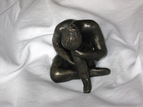 méditation - Sculpture - marie