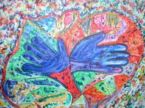 DAN'S HANDS - Peinture - GHIS DAN'S HANDS - Peinture - GHIS