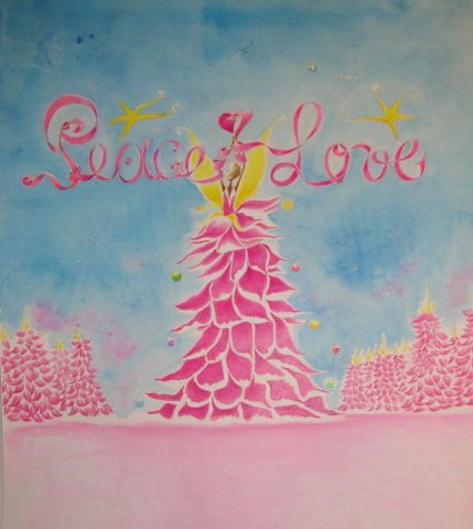 Peace and Love - Peinture - rosyline3 Peace and Love - Peinture - rosyline3