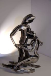 Sculpture de LUC: Amoureux enlacés