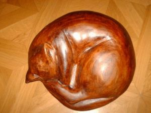 Sculpture de nelly ARCHONDOULIS : orphée dort