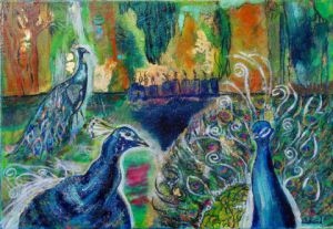 Voir cette oeuvre de NADINE ROLLAND: L'Île Aux paons