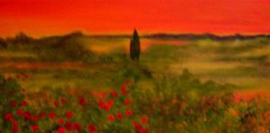 Voir cette oeuvre de fortin paysagiste: ciel rouge