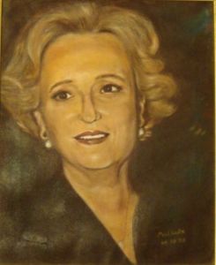 Voir cette oeuvre de MACLADE: Portrait de Mme B.Chirac