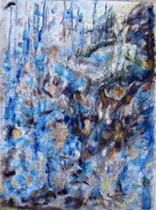 Peinture de MACLADE: Rêves en bleus