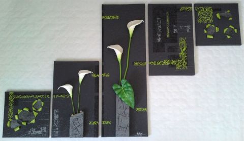 Gris et Arums - Mixte - ART'IFICED Gris et Arums - Mixte - ART'IFICED