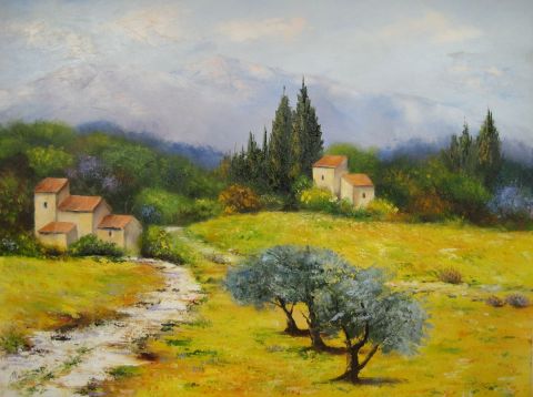 Provence 1 - Peinture - MALOU
