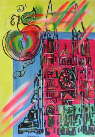 pomme fruit défendu - Peinture - tulipe pomme fruit défendu - Peinture - tulipe