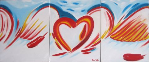 L'Amour donne des Ailes - Peinture - Karel L'Amour donne des Ailes - Peinture - Karel