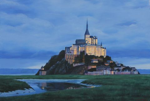 L'artiste Veronique LEPERC - Mont Saint Michel