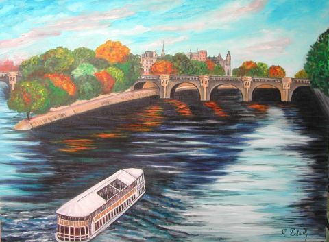 L'artiste Catherine Dutailly - le Pont neuf