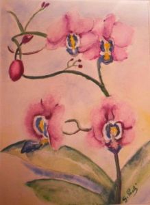 Voir cette oeuvre de Paoli: Orchidée rose