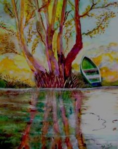 Peinture de Paoli: La barque