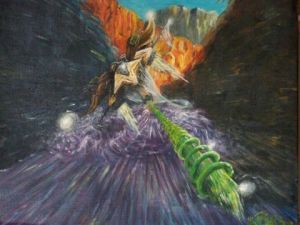 Peinture de sam liveart1: Bataille du grand canyon
