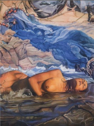 L'artiste Jeanne-Marie Veron - La naissance de Venus