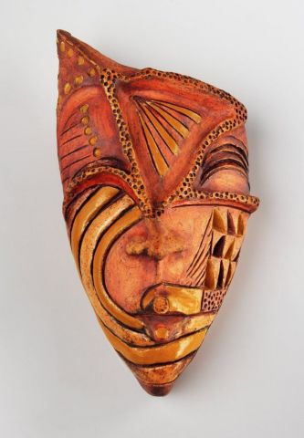 Mask X - Sculpture - Belmat Nadia 