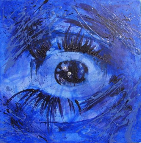 Blue hole - Peinture - Laurent BASSET