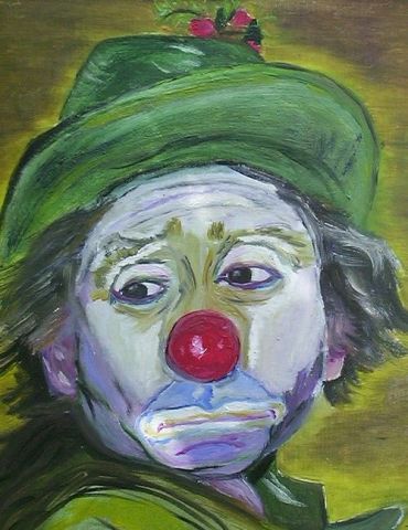 L'artiste DEBUF - Clown triste