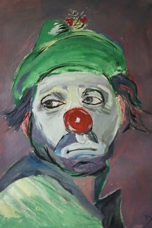 Clown clone - Peinture - DEBUF