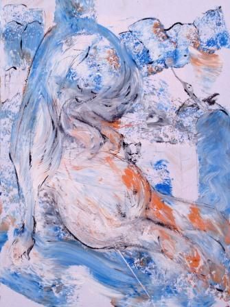 L'attente d'une naissance, maternité - Peinture - OD' ILE  L'attente d'une naissance, maternité - Peinture - OD' ILE