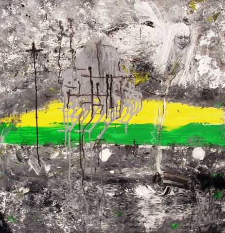 Quand la terre rejoint le ciel - Peinture - OD' ILE Quand la terre rejoint le ciel - Peinture - OD' ILE