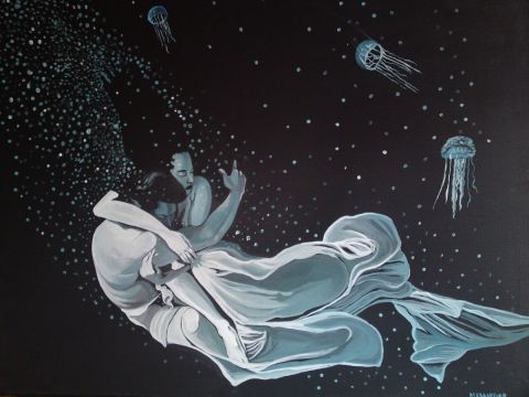 L'artiste sandrine massardier - Le bal des méduses