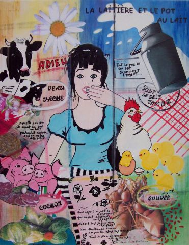 L'artiste francoise ader - Perrette et le pot au lait
