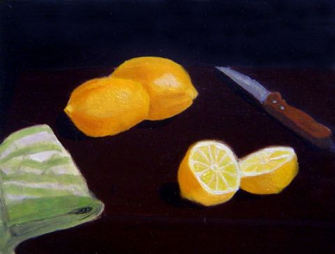 citrons - Peinture - Ori