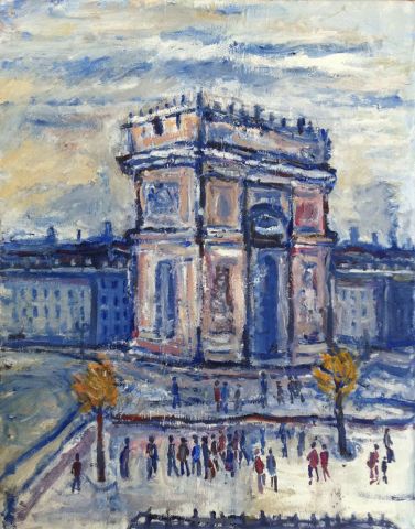 L'artiste DEZ - Arc de triomphe Paris