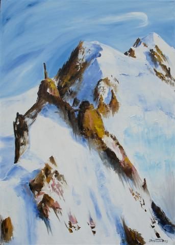 L'artiste joelle bernard - le mal des montagnes