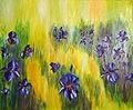 Voir le détail de cette oeuvre: iris sauvages